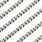 FINGERINSPIRE Parche de cabeza de clavo de fijación en caliente de 2,3 m, 8 mm, metal plateado, con base de piel sintética negra, pirámide de tachuela, apliques para manualidades, bolsas de ropa