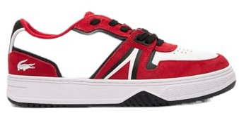 Lacoste 46sma0051, Baskets Hombre, Wht Red, 43 EU