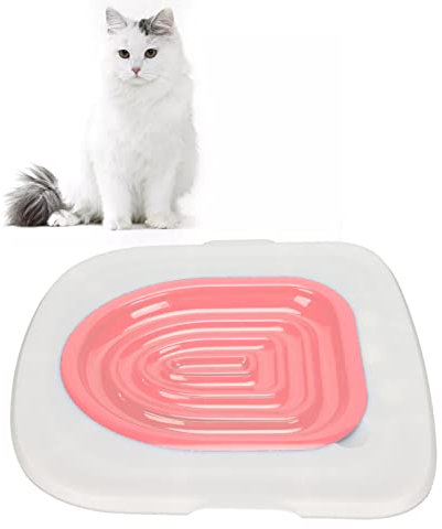Kit de Entrenamiento de Inodoro para Gatos, Entrenador de Inodoro para Gatos ABS, Entrenador de Inodoro para Gatos Reutilizable Universal Respetuoso con el Medio Ambiente para Limpieza de Mascotas(B)