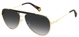 Polaroid Unisex PLD 6200/s/x Sunglasses, RHL/WJ Gold Black, 61