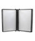 An der Wand befestigter Aktenhalter, hängender Wandaktenorganisator, Wanddokumentenhalter A4, magnetischer Flipchart-Ständer, an der Wand befestigter Anzeigeaktenhalter (Farbe: Rot, Größe: 13 x 9 x 1,