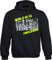 Baddery Fahrrad Pullover Herren : Waldweg Heizer - Mountainbike Hoodie Kapuzenpullover (5XL)