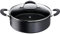 Lagostina Tempra, Casserole Basse 26cm avec Couvercle, Revêtement Antiadhésif en Titane Anti-rayures et Fond en Acier Inox, Manches Rivetés, pour Toutes les Sources de Chaleur Compris l'Induction