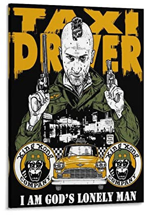 Filmposter Taxi Driver, Vintage-Stil, 60 x 90 cm, 13 Stück