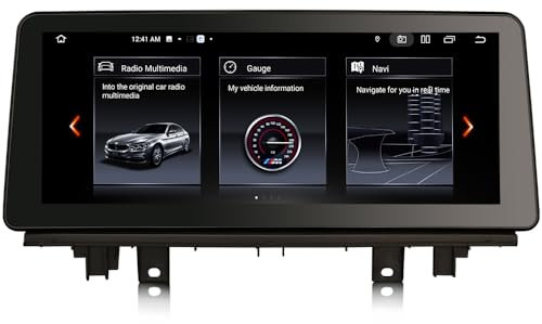 12.3 Zoll 8-Kern 128GB CarPlay Android 14 Autoradio GPS Navi Für BMW X1 F48 NBT System Unterstützt GPS Navi Carplay IPS WiFi 4G WiFi DAB+ DVR Canbus