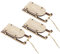 FUNOMOCYA Miniatur Holz Schlitten 3 Stück Deko Tischornament Schlitten Weihnachten Mini Miniatur