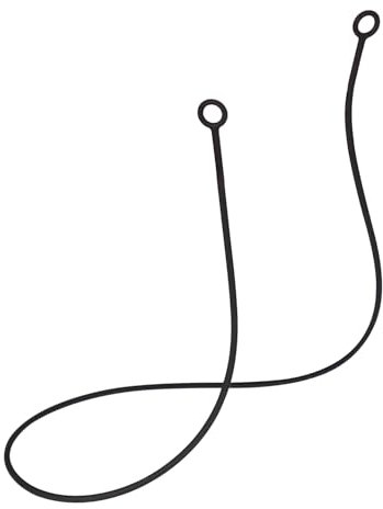 Earplugs Connector Cord, Silicone Ear Plugs Lanyard Flexible Anti Drop Earplugs Strap for Earplugs with Removable Tips, Preventing Earplugs from Falling