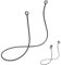 Cordon de Connecteur de Bouchons d'Oreilles, Anti-Chute Cordon en Silicone pour Bouchons d'Oreilles avec Embouts Amovibles, Empêchant les Bouchons d'Oreille de Tomber