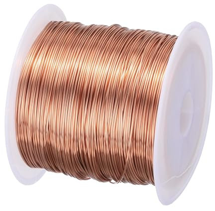 sourcing map 0.5mm Magnet Wire 164ft(50m) Enameled Copper Wire Enameled Magnet Winding Wire Coil 100g 155C for Transformers Inductors