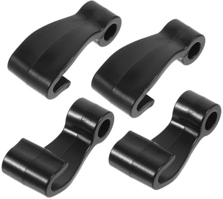 Milisten Daily Use Canoe Hook Set 4pcs Lashing Hooks Outdoor Bungee Tie-Down for Kayak Boat Equipment