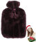Housses isothermes pour bouillotte – Housse en fausse peluche pour 2 litres (2 000 ml) – Couverture souple pour bouillotte chaude et froide pendant 6 à 8 heures pour garder au chaud et soulager les