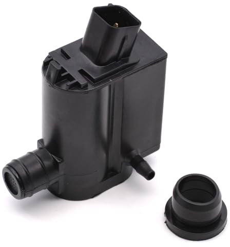 HAOTOM Motor de la bomba del lavaparabrisas Bomba de agua Para HYUNDAI Accent Elantra Getz i20 i30 i40 Tucson Santa Fe Para KIA Niro Cee'D Rio Sorento Sportage Soul 98510-2J000