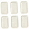 COLLBATH 6pièces Gel Adhésif Transparent Pour Équipements De Fitness Patch Gel Pour Entraînement Abdominal Avec Irritation Et Haute Conductivité