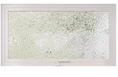 Ventanas Batientes Ventana Rectangular Para Casa, Ventana Corrediza Con Marco De Metal Ventilado De Repuesto, Ventana De Vidrio Templado Giratoria De 360° Para Sótano, Garaje Y Baño(White,70x40 cm/27.