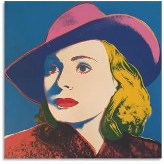 Maler, Künstler, Andy Warhol Kuh, Druck, Elizabeth Taylor, Poster, Kunstwerke, Leinwandposter, Wandkunstdrucke, moderne Dekoration, 50 x 50 cm