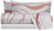 hermet Set Lenzuola Letto Singolo In 100% Cotone Fantasia, Completo Letto 1 Piazza, Lenzuolo da Sopra + Lenzuolo con Angoli + Federa, Var. Odra Rosa