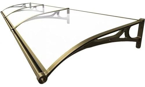 Toldo For Puerta De Entrada, Toldo For Patio Exterior, Toldo For Ventana, Toldo For Puerta Exterior De Policarbonato, Con Soporte De Aluminio For Persianas, Protección Contra Rayos UV, Lluvia Y Nieve.