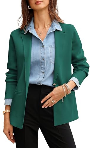 GRACE KARIN Women's Cardigans Lapel Collar Blazer V Neck Business Cardigan | lapel collar, cozy, knit, sweater, blazer, business, office, suit, work, v neck warm, long sleeve