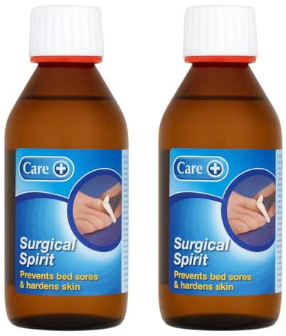 Care Surgical Spirit For Skin – Wound Cleanser – Prevents Bed Sores and Hardens Skin – Multipurpose First Aid Antiseptic– Volume 200 ml (2 Packs)