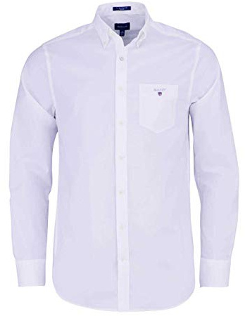 GANT Mens Broadcloth Regular Shirt (XXL) (White)