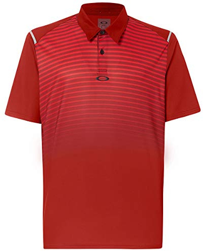 Oakley Men's Polo Shirt Ss Striped Ellipse Polo Shirt Ss Striped Ellipse