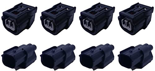 KFZ Ersatz Stecker – Einspritzdüse Benziner – SUMITOMO 2-pin (4 x SET) auto motorrad roller quad