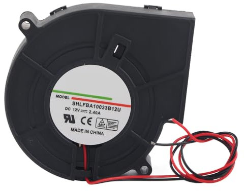 Ventilador de enfriamiento centrífugo de turboalimentador de Doble Bola Ventilador de Alto Volumen de Aire y Horno de Alta Velocidad Ventilador de enfriamiento de turbina de Aire para Picnic Equipo