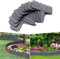 LARS360 2,5m Palisade Anthrazit mit Steinmuster Beetumrandung Rasenkante Gartenpalisade aus Kunststoff Beeteinfassung Gartenrandkante 1 Element B x H x T: 25 x 23 x 1 cm