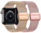 Coholl 2Pack Correa Compatible con Apple Watch 38/40/41/42/44/45/49mm,Pulsera de Metal de Acero Inoxidable Correa para iWatch Series SE 8 7 6 5 4 3 2 1,Hombres y Mujer