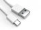 Justcom USB-C Ladekabel für ZTE Axon 11 SE Weiß 2 m Handy Schnellladekabel Datenkabel