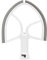 Batteur à Bord Flexible pour Batteur sur Socle à Tête Inclinable pour Mélangeur sur Socle à Bol Relevable 5QT Mélangeur Fouet Remplacement de la Tête de Mélange
