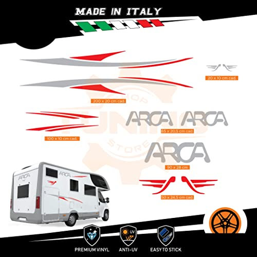 Generico Kit Adesivi Camper Arca - Versione P