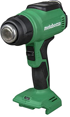 Metabo HPT 18V MultiVolt™ Cordless Heat Gun | Tool Only - No Battery | LCD Display | Three Nozzles Included | 1022 Degree Max Temp | Lifetime Tool Warranty | RH18DAQ4