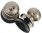 2pcs Game Controller per telefoni cellulari e tablet Metal Shortcut Buttons per giochi liquidi, argento, assistente di gioco ad alta sensibilità, per sparatutto