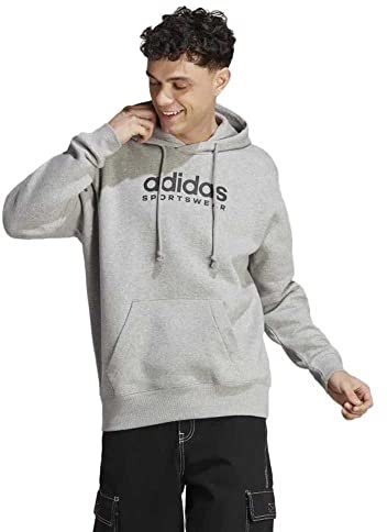 ADIDAS IC9772 M All SZN G HDY Sweatshirt Herren medium Grey Heather Größe S
