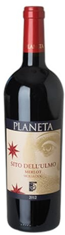 Sicilia DOC Merlot Sito dell'Ulmo Planeta 2018 0,75 ℓ