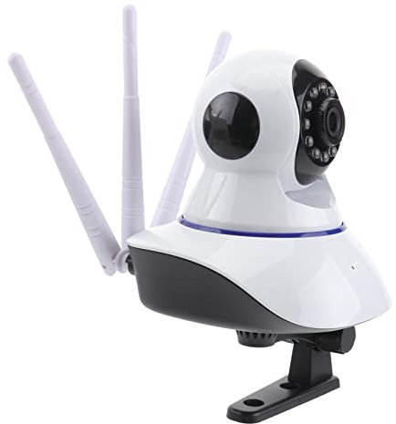 Mikikit Drahtlose Ip Kamera Mit 360°- Nachtsicht Bewegungserkennung WLAN Überwachungskamera Für Zuhause Fernsteuerung Per App Mit Infrarotlichtern
