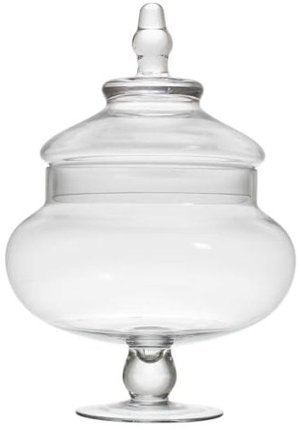 Bonbonnière sur Pied en Verre Ø20cm