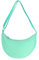GoPaw Damen Halbmond Crossbody Schultertasche, Hobo Halfmoon Bag, Nylon Crossbody Bag Damen Halbmond Schultertasche mit verstellbarer Schultergurt, Einfarbige(Mintgrün)