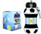 Dropish Botella Agua Silicona Diseño fútbol Argentina - Niños, Niñas y Adultos- Plegable - Libre de BPA - Muy Resistente - 550ml