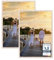 CABBEL Lot de 2 cadre photo 50x70 Cadre en bois MDF avec verre acrylique incassable en Bouleau