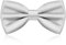 URAQT Fliege Herren, Klassische Einfarbig Fliegen für Männer, Schmale Smoking Fliege Schleife mit Haken, Einstellbar Bow Tie für Hochzeit Party(Hellgraue)