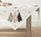 Artoid Mode Rosa Kiefern Bäume Weihnachten Tischdecke, Tischwäsche Winter Küche Tisch Dekoration Drinnen Urlaub Party Dekor 85x85 cm