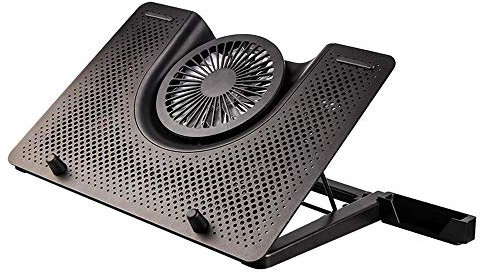 ZHCHAO Laptop Cooling Pad, Notebook Cooler avec Ventilateur Silencieux, Port, écran Pad, Gaming Laptop Cooler