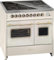 GURARI Hornillo eléctrico GCH E 912 DF Cr r r de vitrocerámica 90 cm Crema Range Cooker Eléctrico Doble Horno