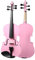 Geige Anfänger ROSA Farbe Linde 1/4 Violine Und Bogen Handgefertigte Violino-Musikinstrumente