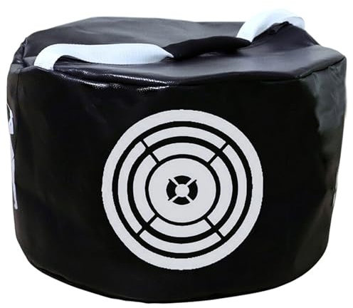 Freebily Golf impact bag, swing strength trainer, outdoor waterproof and wear-resistant, simulating real hitting sensation Black