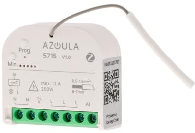 iluminize Azoula Dimmaktor Mini, Zigbee-Protokoll, Energiesensoren integriert, 230V Phasenabschnitt