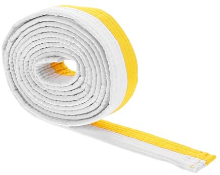 HANABASS Ceinture Judo Ajustable pour Arts Martiaux Taekwondo Karaté Tai Chi Ceinture De Classement Souple Et Confortable pour Entraînement Combat