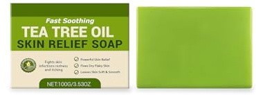 Tea Tree Oil Soap, savon à l'huile d'arbre à thé, à l'huile de noix de coco et à l'huile d'olive, savon naturel pour le corps, nettoyant en profondeur